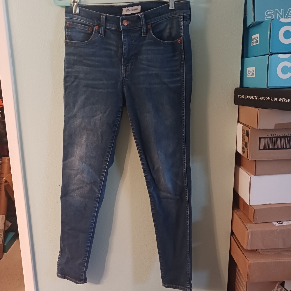 Madewell Medium Wash Blue Denim Skinny Jeans | Size 29